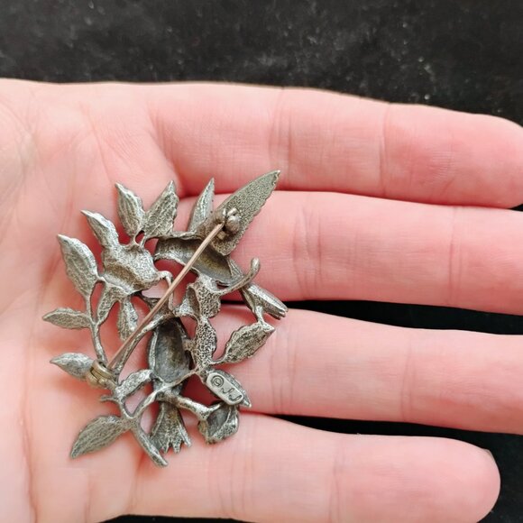 Vintage JJ Hummingbird brooch - Picture 2 of 2